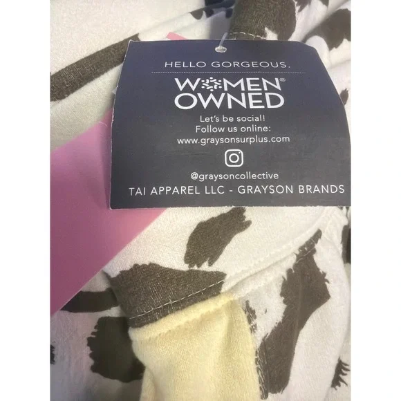 NWT Grayson Threads Western Boho Chic Cowgirl Wide Leg Pants XS Yellow Side - Picture 4 of 4